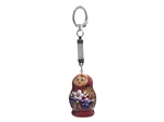 Matryoshka Keychain 1.75" This nesting doll keyring is a classic. A nesting doll key ring lets the world know you are a matryoshka lover, and also makes the perfect keychain stocking stuffer. This matryoshka keyring comes in widely assorted colors. Let us