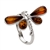 Sterling Silver and Amber dragonfly ring. Dragonfly  is approx  1" x .75".