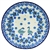 Polish Pottery 6" Bread & Butter Plate. Hand made in Poland and artist initialed.