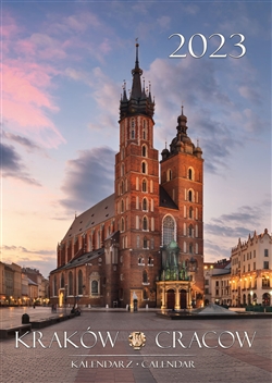 This beautiful large format spiral bound 12 month wall calendar features the beautiful city of Cracow in photographs. 12 scenes from Krakow in photos. Includes all Polish holidays and names days in Polish. European layout (Monday is the first day of the w