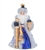 DIMENSIONS: 7 in (H) x 3.75 in (L) x 4 in (W)
The definition of Christmas elegance, Santa stuns in robes inspired by the intricate designs of European Chinoiserie. In snow white and rich sapphire blue, he looks like a work of art himself!