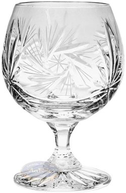 Genuine Polish 24% lead crystal hand cut design.. Set of 6. Size is approx 5" x 3". 250 ml capacity ( 8.45oz.). Made In Poland.