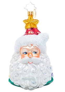 This charming double-sided ornament showcases two classic icons of the holiday season â€“ Santa Claus and a tastefully trimmed tree. Display it for a delightful dose of traditional Christmas cheer!
DIMENSIONS: 4 in (H) x 2.75 in (L) x 2.75 in (W)