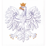 Polish Eagle  Sticker 4" x 4"