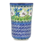 Polish Pottery 11 oz. Tumbler. Hand made in Poland. Pattern U4977 designed by Teresa Liana.