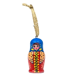 Matryoshka Mini Realistic Ornament 1.5"