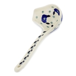 Polish Pottery 7" Gravy Ladle. Hand made in Poland.