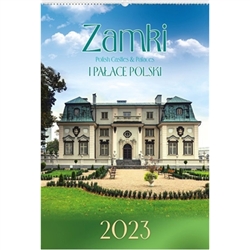 Castles and Palaces Zamki I Palace 2020 Calendar - Includes all Polish holidays, names days in Polish. European layout (Monday is the first day of the week). Descriptions as well as days and months are in 4 languages; Polish, English, German and Ukranian