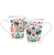 This colorful ceramic mug features a beautiful Polish folk design. Hand wash only. Made In Poland. 250ml/8.5oz capacity.  Please note that current version has POLSKA above the heart.