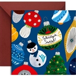 High quality, thick stock was used to make this card. The inside is blank. 
â€‹Inscription:WesoÅ‚ych ÅšwiÄ…t  translated: Merry Christmas Card size 6" x 6" - 15cm x 15cm.
â€‹Made in Poland