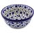 Polish Pottery 6" Cereal/Berry Bowl. Hand made in Poland and artist initialed.