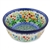 Polish Pottery 6" Cereal/Berry Bowl. Hand made in Poland. Pattern U4893 designed by Teresa Liana.