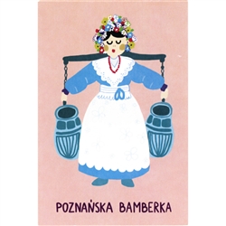 Post Card Inscription: Poznanska Bamberka post card size 4" x 6" - 10cm x 15cm.