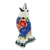 Polish Pottery 4" Pie Bird. Hand made in Poland. Pattern U4579 designed by Maria Starzyk.