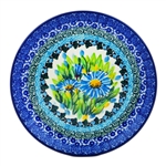 Polish Pottery 6" Bread & Butter Plate. Hand made in Poland. Pattern U4967 designed by Maria Starzyk.