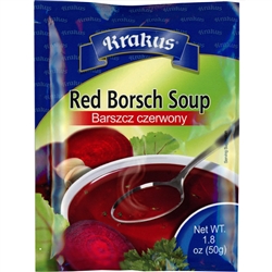 Krakus Polish Style Red Borsch Soup is delicious and easy to make. Instructions in Polish and English. 3 servings.