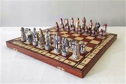 Polish Classic Chess Set :The Battle Of Grunwald 1410