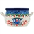 Polish Pottery Stoneware Bouillon Cup 4 in. 'Blue Princess Carriage'