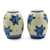 Polish Pottery 2" Salt and Pepper Set. Hand made in Poland and artist initialed.