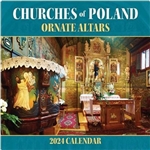 Our new 2024 Calendar takes you inside twelve of Poland's most exquisite churches, to explore the breathtaking sanctuaries within. The ornate altars presented evoke a timeless reverence and beauty, and are sure to bring grace to your home. Makes an excell