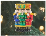 Thrice as nice! A trio of nutcracker soldiers stand together, grinning in royal uniforms of bright Christmas jewel tones.
DIMENSIONS: 3 in (H) x 2 in (L) x 1 in (W)