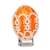 This beautifully designed chicken egg is painted and surrounded in a tatted design. Stand sold separately.