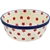 Polish Pottery 6" Cereal/Berry Bowl. Hand made in Poland and artist initialed.