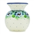 Polish Pottery 4" Bubble Vase. Hand made in Poland and artist initialed.