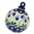 Polish Pottery 4" Christmas Ornament. Hand made in Poland.