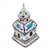 Polish Pottery 6" Chapel Candle Holder. Hand made in Poland and artist initialed.