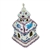 Polish Pottery Stoneware Chapel Candle Holder 6 in.