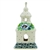 Polish Pottery 6" Chapel Candle Holder. Hand made in Poland and artist initialed.