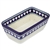 Polish Pottery 8" Loaf Pan. Hand made in Poland and artist initialed.