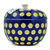 Polish Pottery 5" Apple Baker. Hand made in Poland and artist initialed.