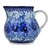 Polish Pottery 7 oz. Creamer. Hand made in Poland. Pattern U3639 designed by Maria Starzyk.