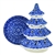 Polish Pottery 8.5" Votive Christmas Tree. Hand made in Poland and artist initialed.