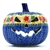 Polish Pottery 7" Pumpkin Jack-O'Lantern. Hand made in Poland and artist initialed.