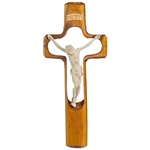 Polish Wooden Crucifix 9"