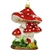 It won't be hard to spot this vibrant trio on the tree! Crafted from glass, our charming mushroom ornament features three red and white toadstools sprouting up from the forest floor together with a yellow flower and visiting ladybug. Skillfully produced