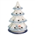 Polish Pottery Stoneware Votive Christmas Tree 8.5 in.