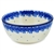 Polish Pottery 5" Ice Cream Bowl. Hand made in Poland and artist initialed.