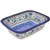 Polish Pottery 10" Rectangular Baker. Hand made in Poland. Pattern U4979 designed by Teresa Liana.