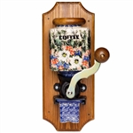 Polish Pottery 12.5" Coffee Grinder. Hand made in Poland.