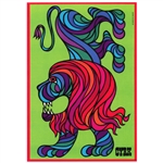 Magnet: Cyrk / Circus, Polish Poster designed by Hubert Hilscher in 1970. It has now been turned into a post card size 3.25" x 2.25" - 18cm x 15.5cm.