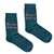 Forest Green socks with the Polish greeting "Good Day". They are made of 80% combed cotton. We like to be washed at a temperature of up to 86Â°F. We do not like dryers and dry cleaning.