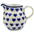 Polish Pottery 7 oz Creamer. Hand made in Poland and artist initialed.