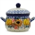 Polish Pottery 4" Bouillon Cup. Hand made in Poland. Pattern U4741 designed by Maria Starzyk.