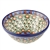 Polish Pottery 6" Bowl. Hand made in Poland. Pattern U42 designed by Anna Pasierbiewicz.