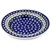 Polish Pottery 9.5" Soup / Pasta Plate. Hand made in Poland and artist initialed.