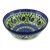 Polish Pottery 11" Serving Bowl. Hand made in Poland. Pattern U2664 designed by Monika Kuczynska.